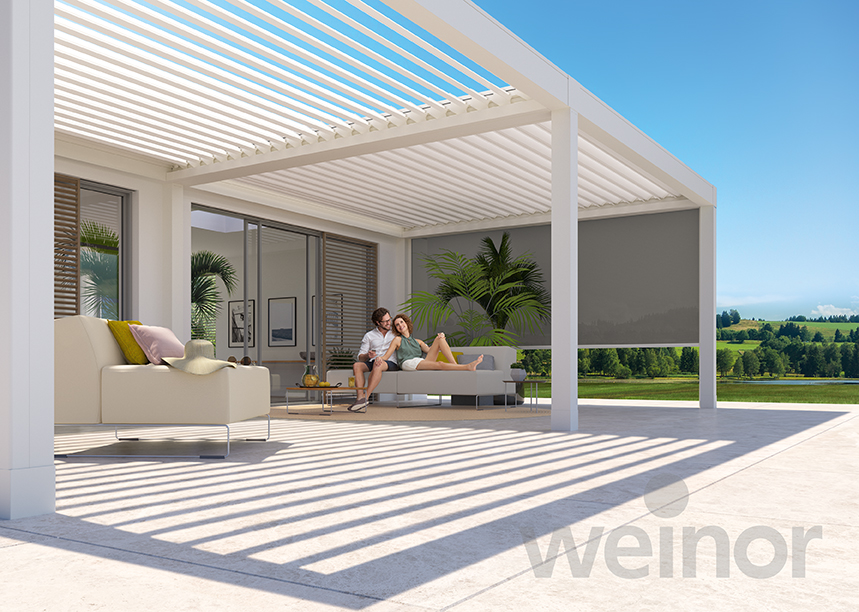 weinor artares louvered roof
